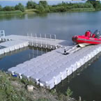 Bray Lake pontoons