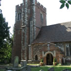 The church at Dorney Court