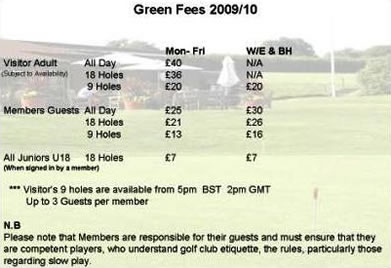 Winter Hill Golf Club Green Fees